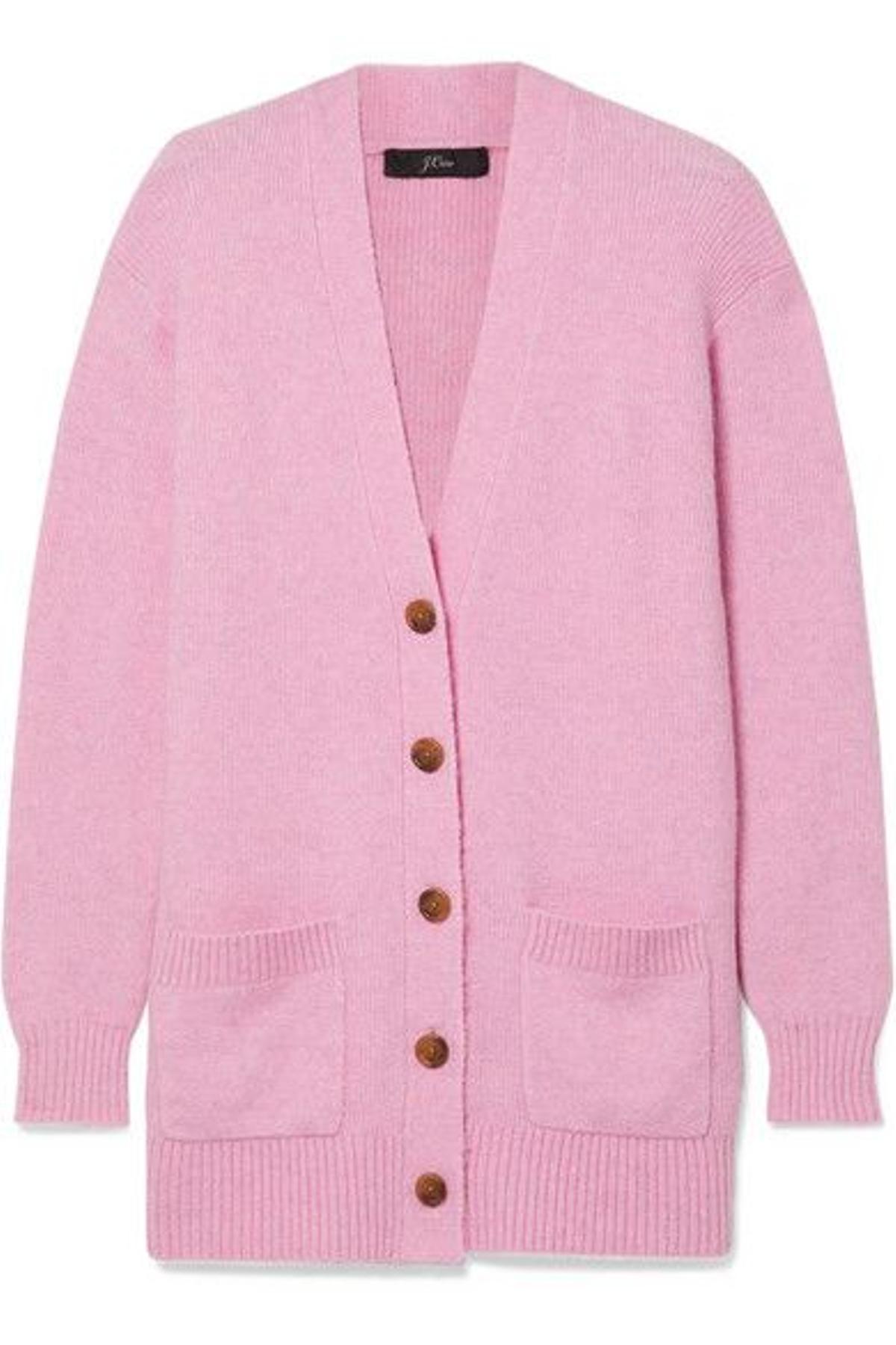 Cardigan oversized en color rosa de J Crew