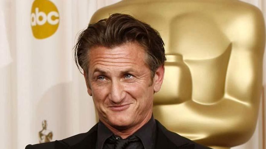 Sean Penn en la gala de los Oscar en 2009.