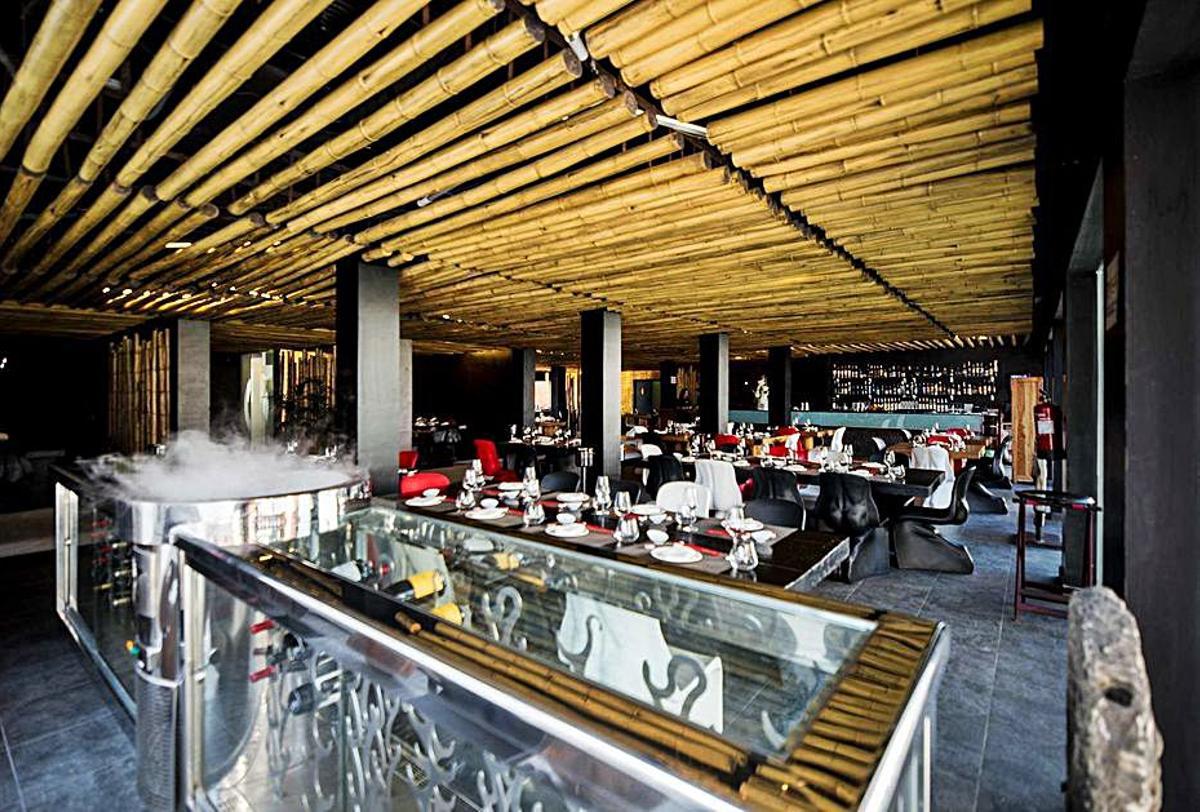 Interior del restaurante.