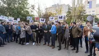 Protesta contra el desmantelamiento de la coordinación de Urgencias que será efectivo el miércoles