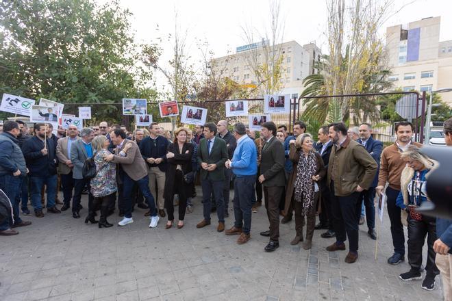 Protesta contra el desmantelamiento del CICU en Alicante