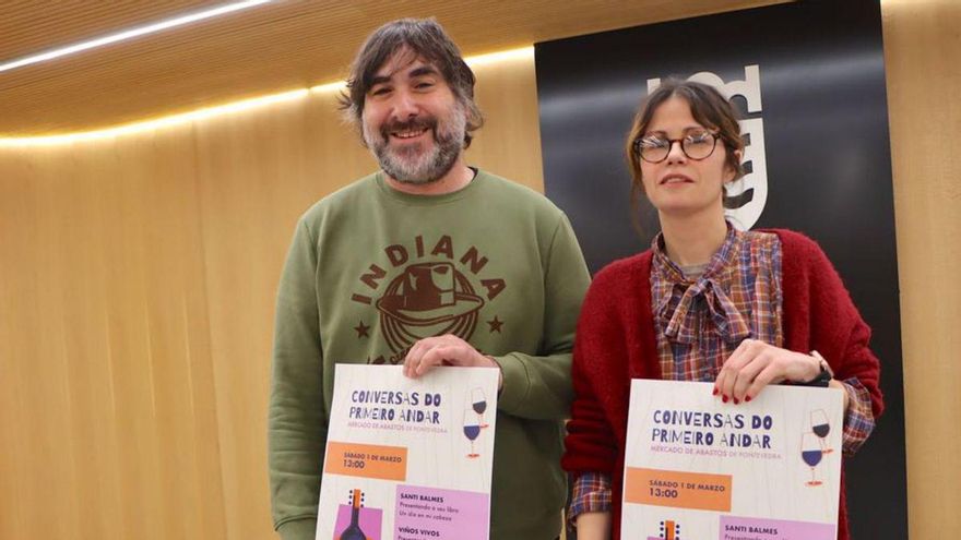 El Mercado de Pontevedra reanuda «Conversas do primeiro andar», con Santi Balmes en cartel