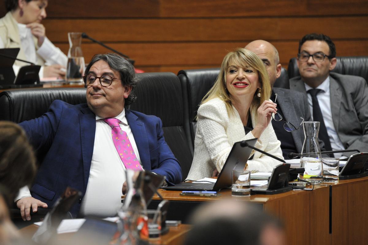 Los diputados del Grupo Socialista en la Asamblea de Extremadura.