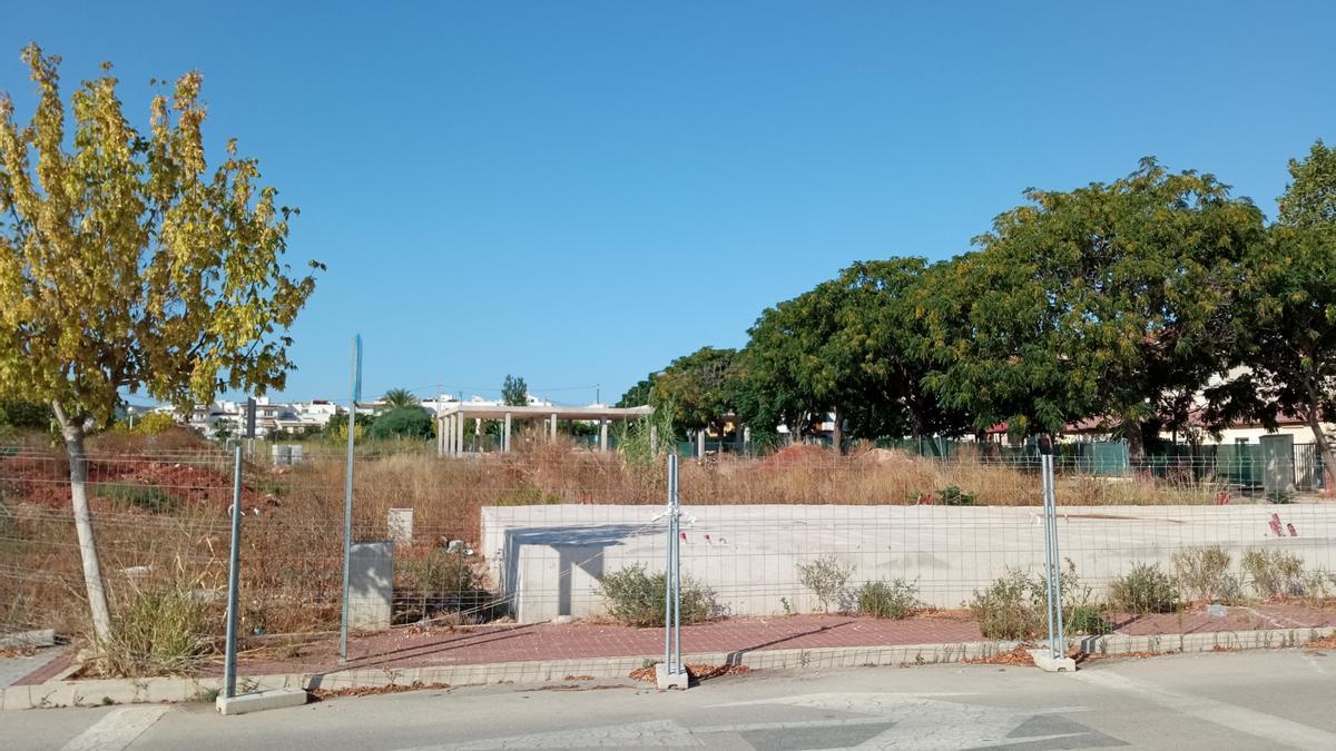 Las obras del Colegio Trenc d&#039;Alba de Xàbia, paradas desde el mes de febrero