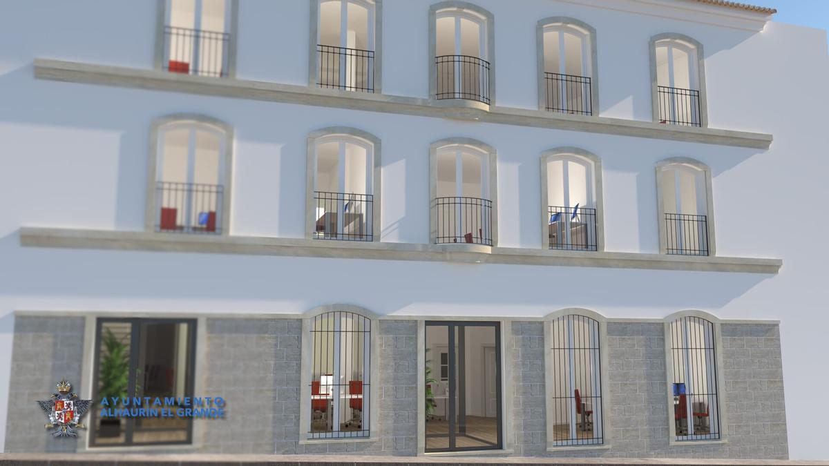 Así será el Edificio Arquímedes, el vivero de empresas de Alhaurín el Grande.