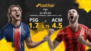 París Saint-Germain vs. AC Milán: horario, TV, estadísticas, clasificación y pronósticos