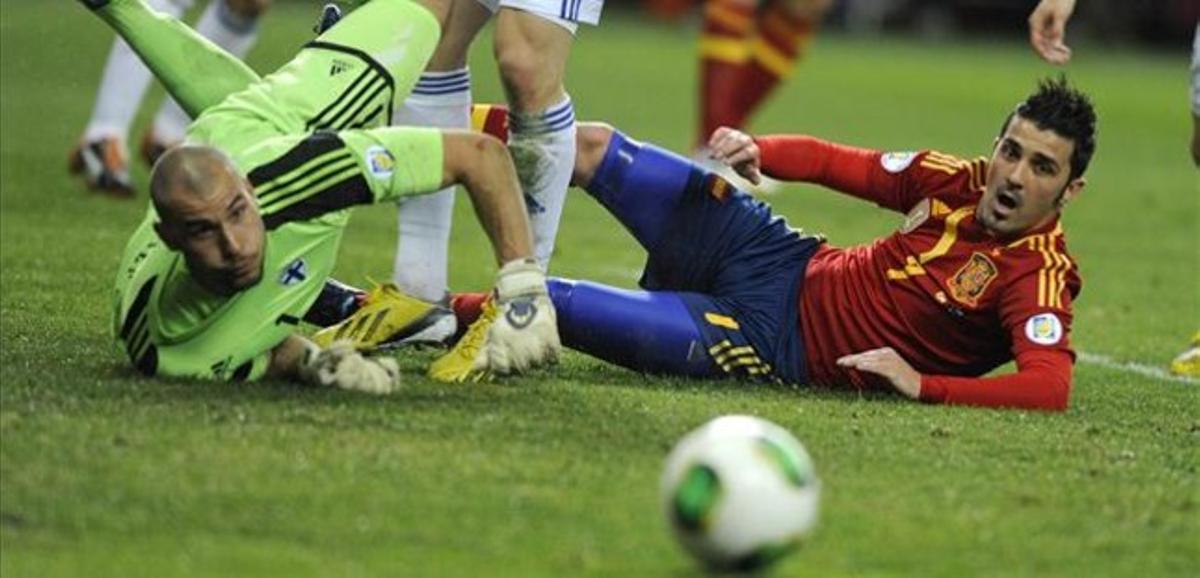 Villa, al costat del porter de Finlàndia.