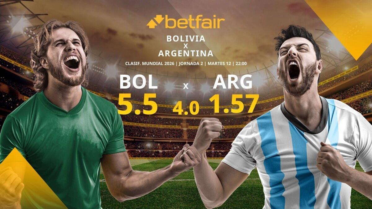 Bolivia vs. Argentina: horario, TV, estadísticas, clasificación y pronósticos