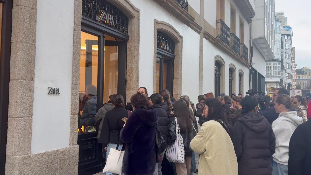 El primer día de rebajas en A Coruña