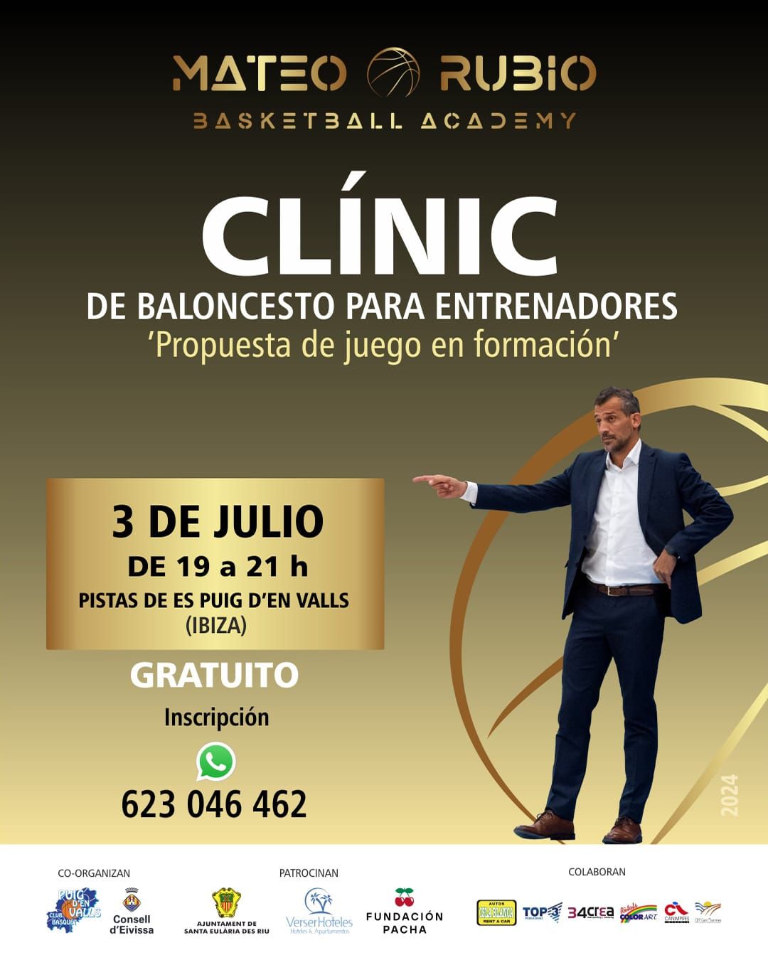 Cartel del Campus Mateo Rubio Basketball Academy