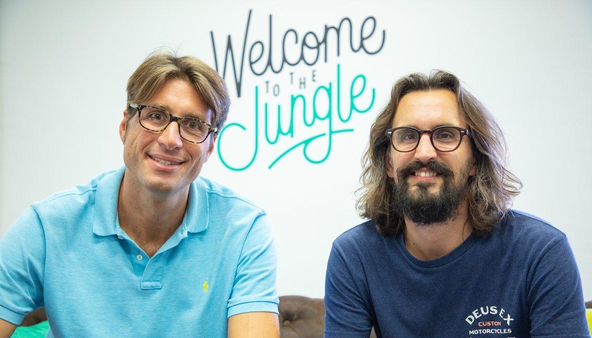 El director en España de Welcome To The Jungle, Sergio Balcells (izquierda), junto al consejero delegado y fundador de la compañía, Jérémy Clédat (derecha). El director en España de Welcome To The Jungle, Sergio Balcells (izquierda), junto al consejero delegado y fundador de la compañía, Jérémy Clédat (derecha).