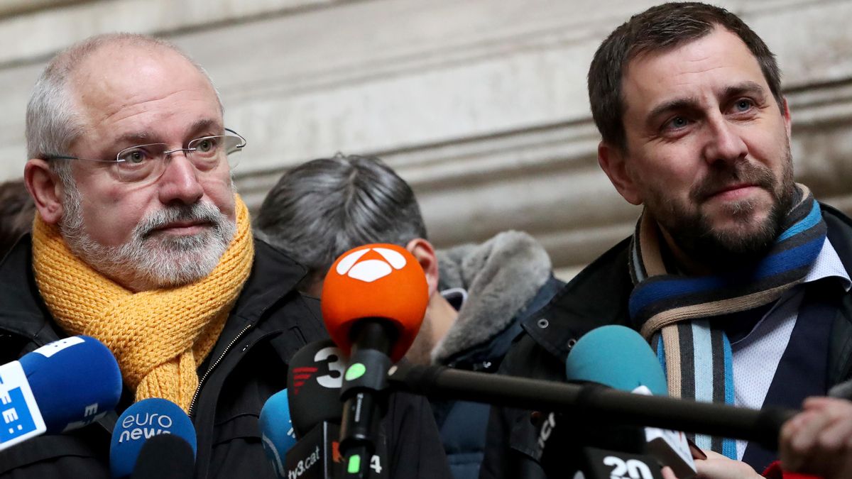 Toni Comín y Lluís Puig.