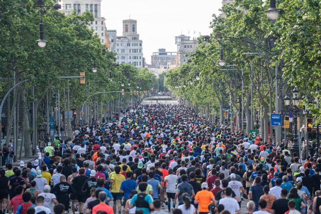 Cortes este domingo 10 de mayo en Barcelona por la Cursa de El Corte Inglés: calles y líneas de bus afectadas