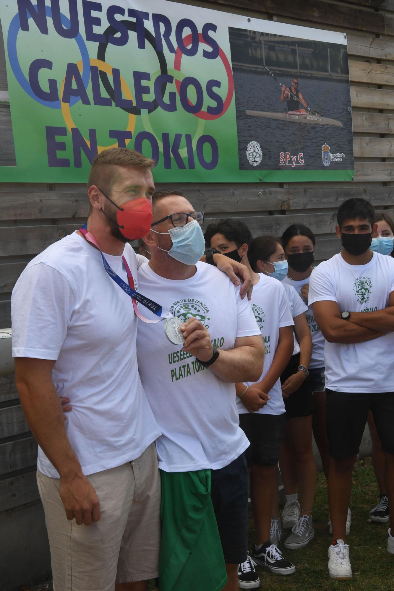 Recibimiento con honores para el subcampeón olímpico Carlos Arévalo