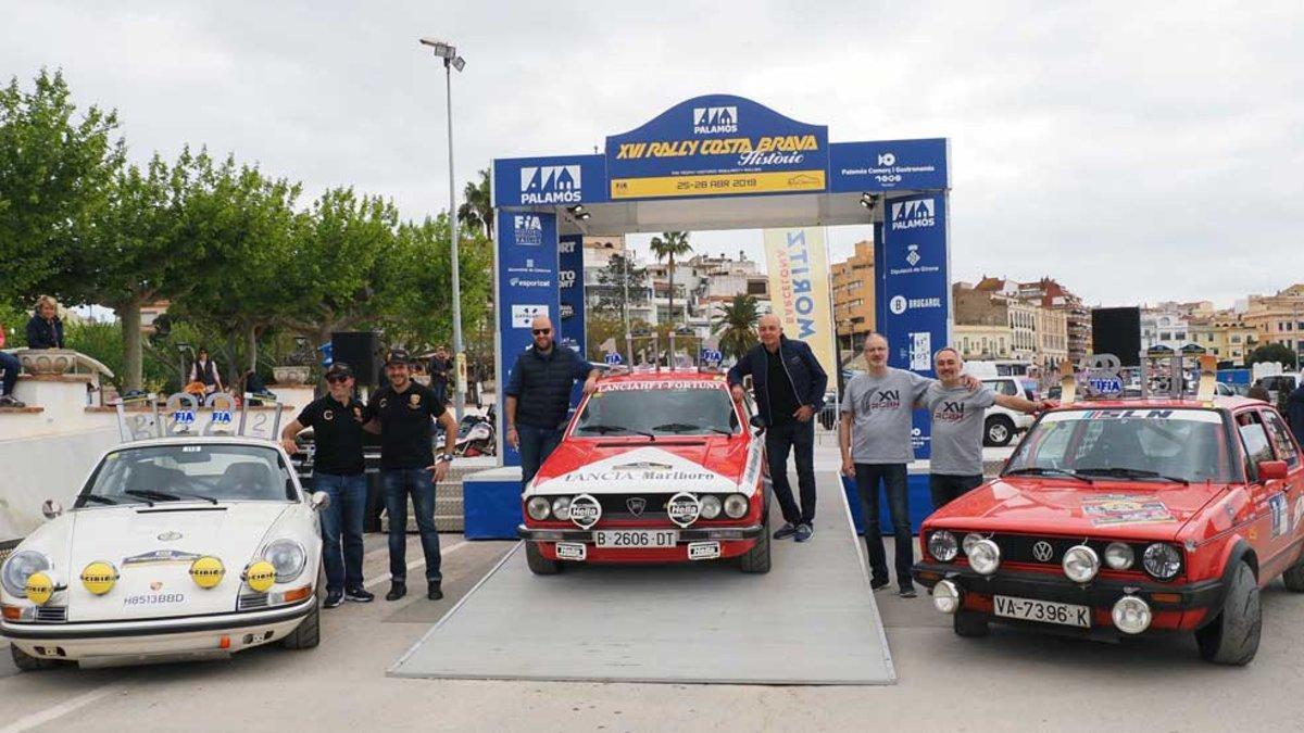 Podio final del Rally Costa Brava 'Històric'