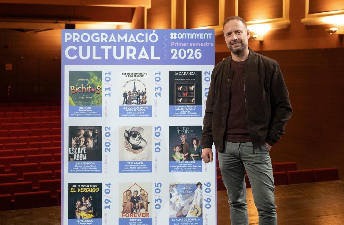 El regidor de Cultura, Àlex Borrell, en la presentación de la programación cultural.