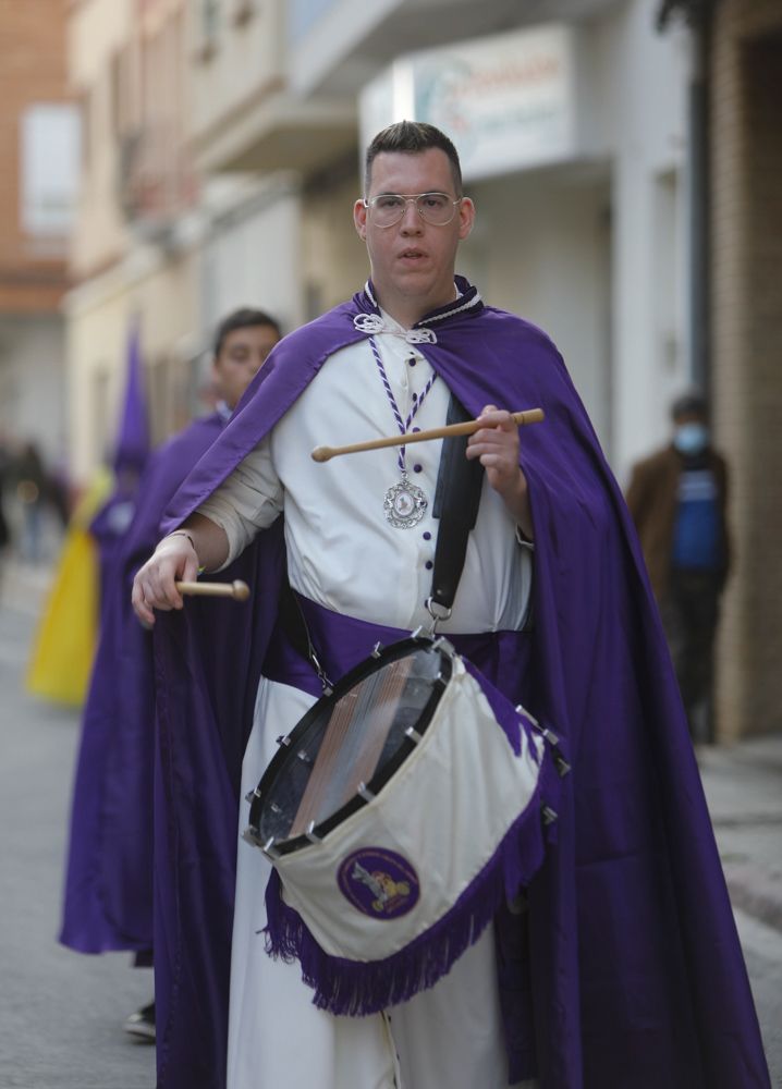 Procesión del Encuentro en el Port de Sagunt.