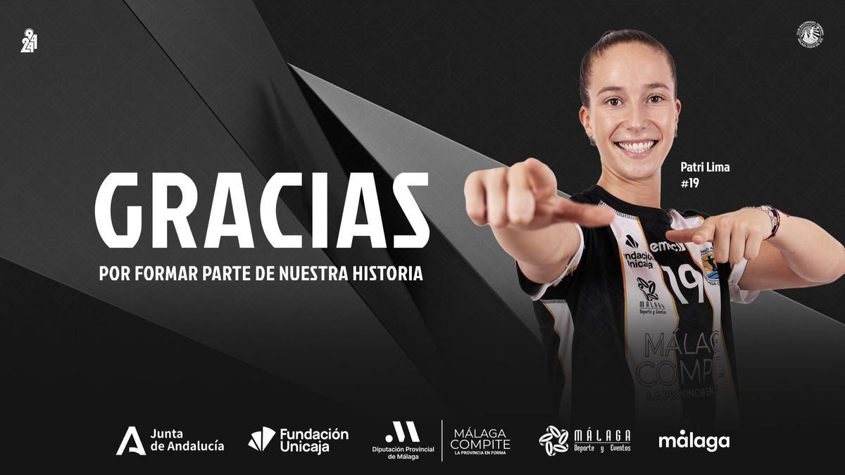Patri Lima no seguirá en Málaga.