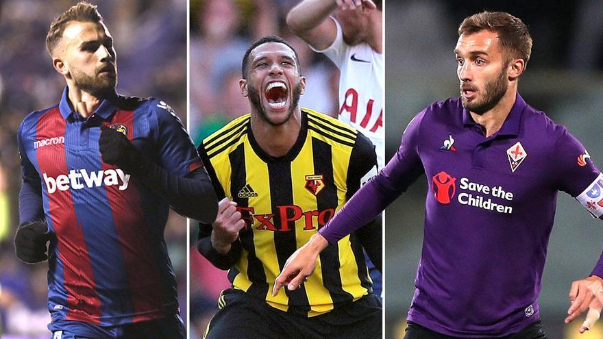 Tres posiciones y tres objetivos: Capoue, Mayoral y Pezzella