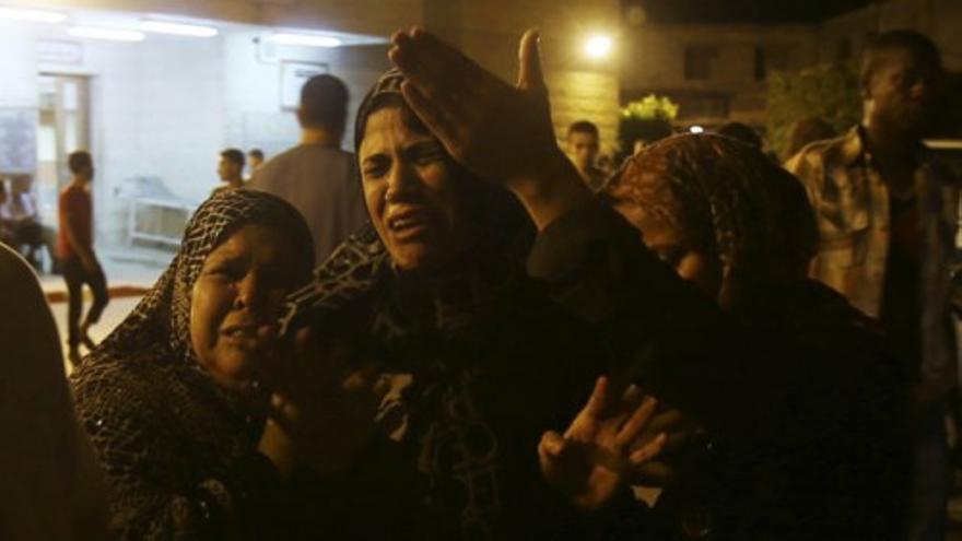 Dos palestinos muertos en un bombardeo israelí sobre Gaza