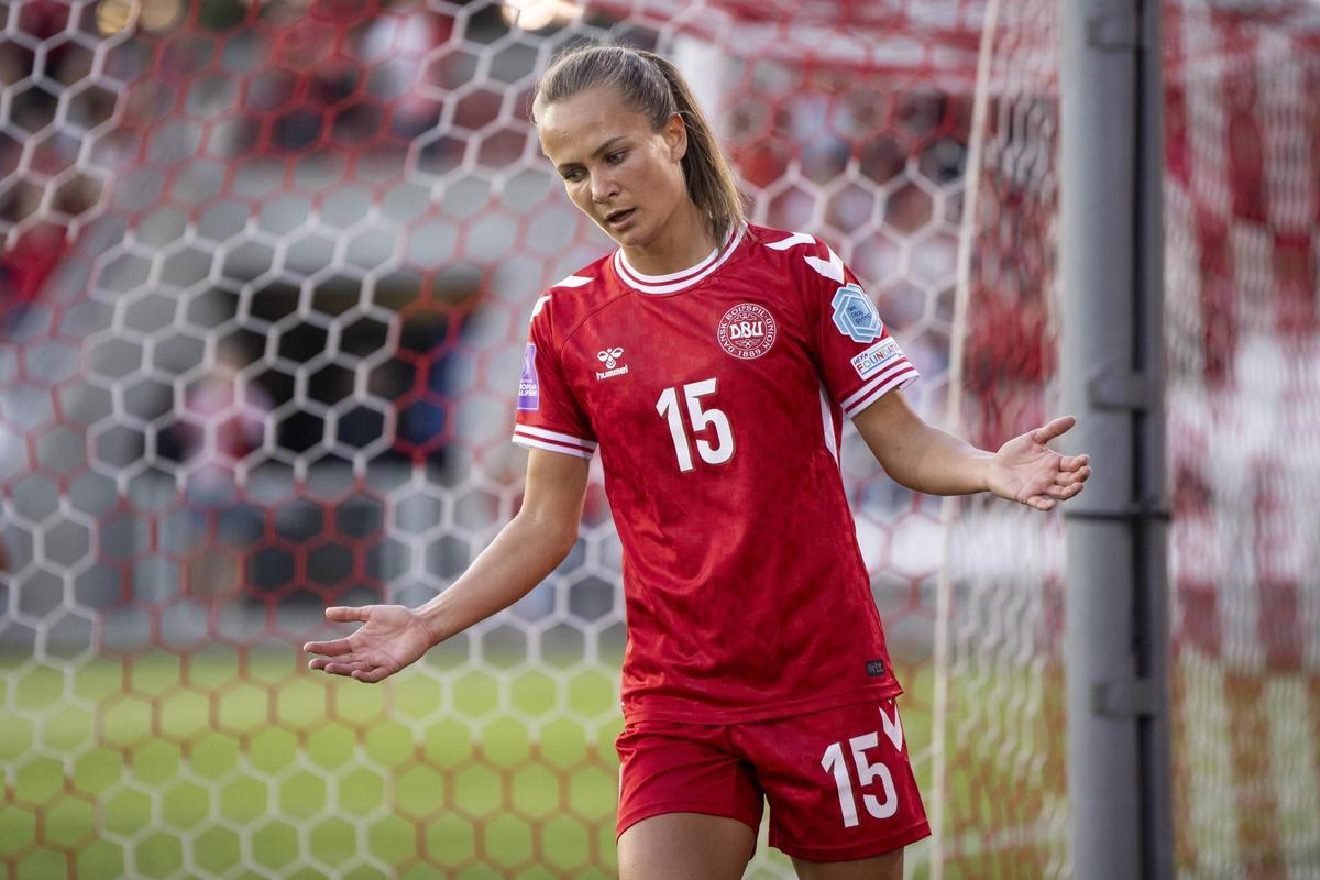 Dinamarca - España, partido de clasificación para la Eurocopa femenina, en imágenes.