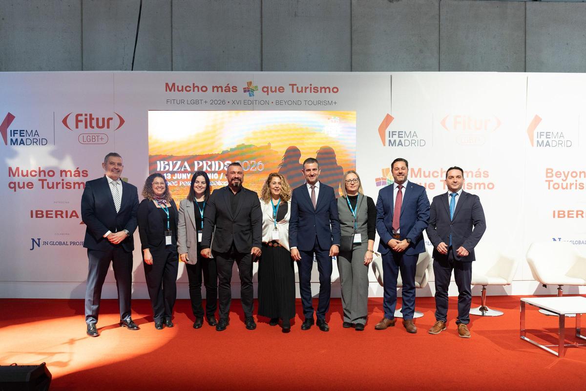 Presentación de Ibiza Pride en Fitur 2026.