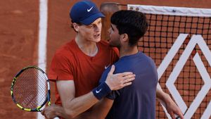 Alcaraz y Sinner en Roland Garros 2024.