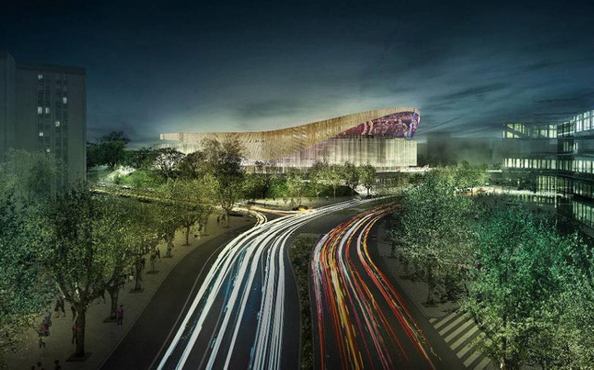 El proyecto arquitectónico del nuevo Palau