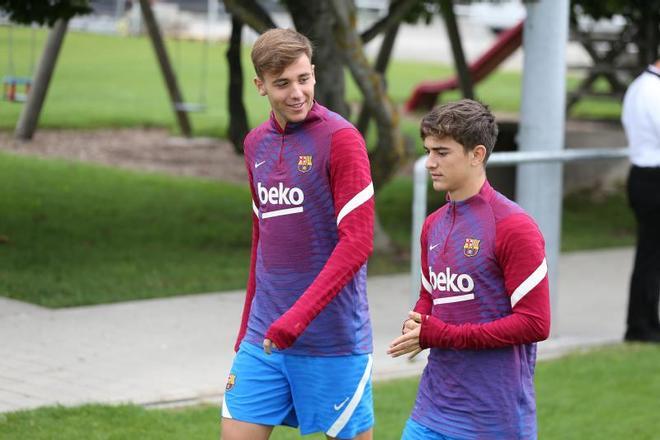 Las mejores imágenes del entrenamiento de hoy del Barça