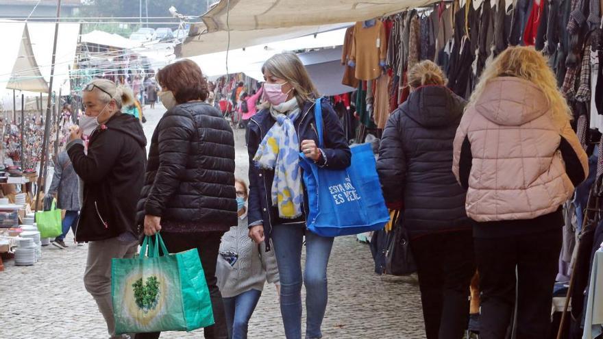 Imagen de la feria de Valença esta semana