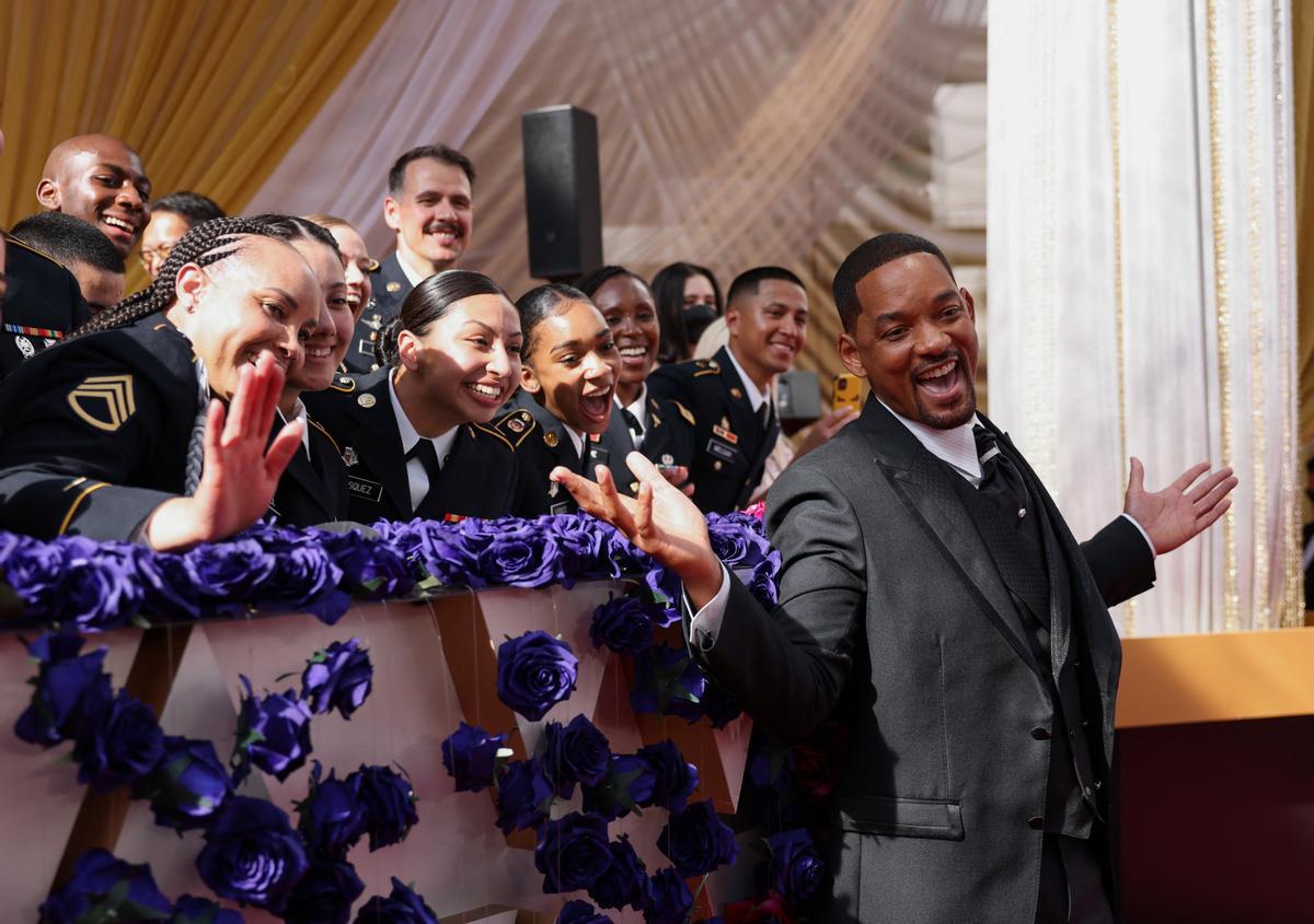 Will Smith, en la alfombra roja de los Oscars.