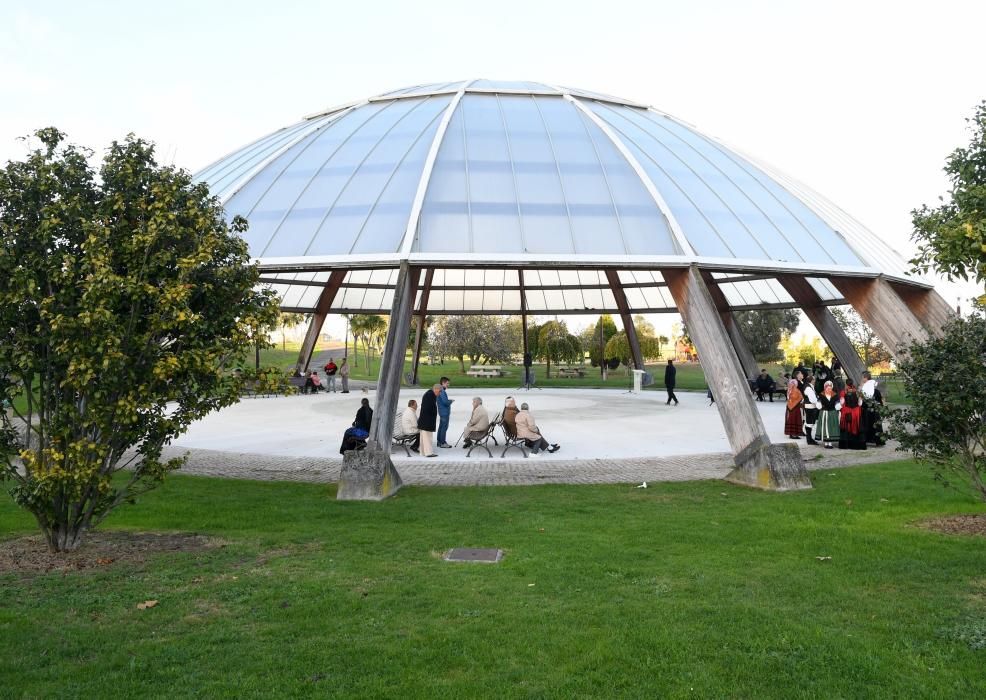 Renovación de la cúpula del parque de Eirís
