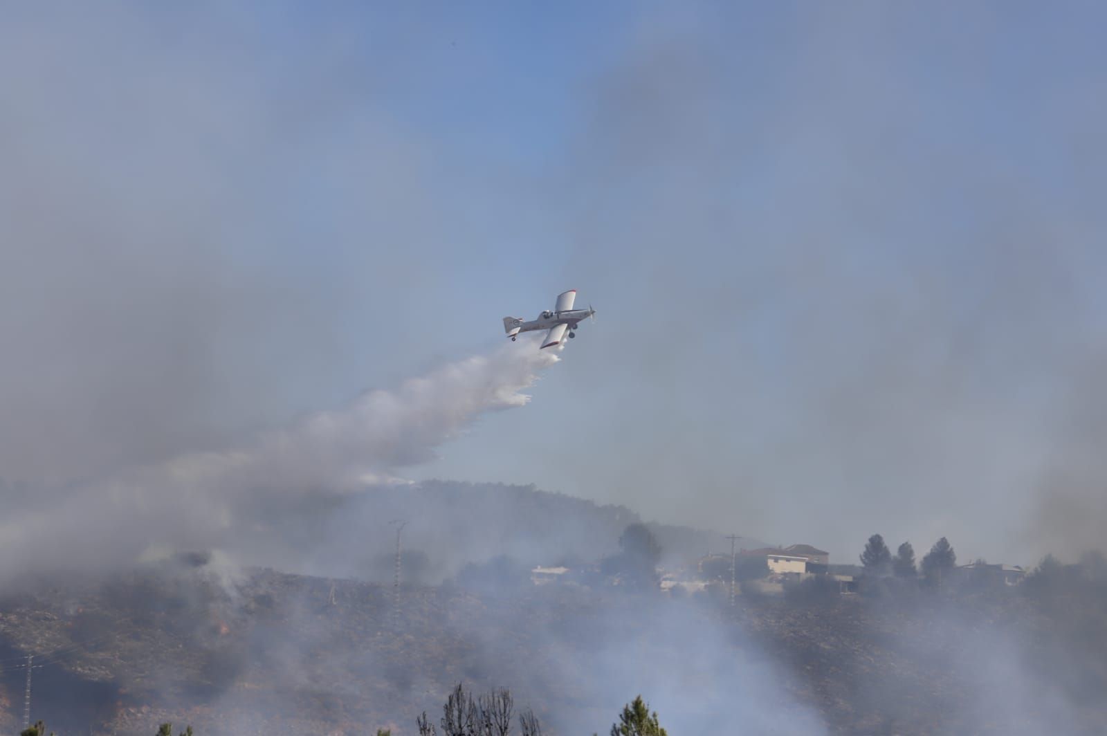 Las imágenes del incendio de Real