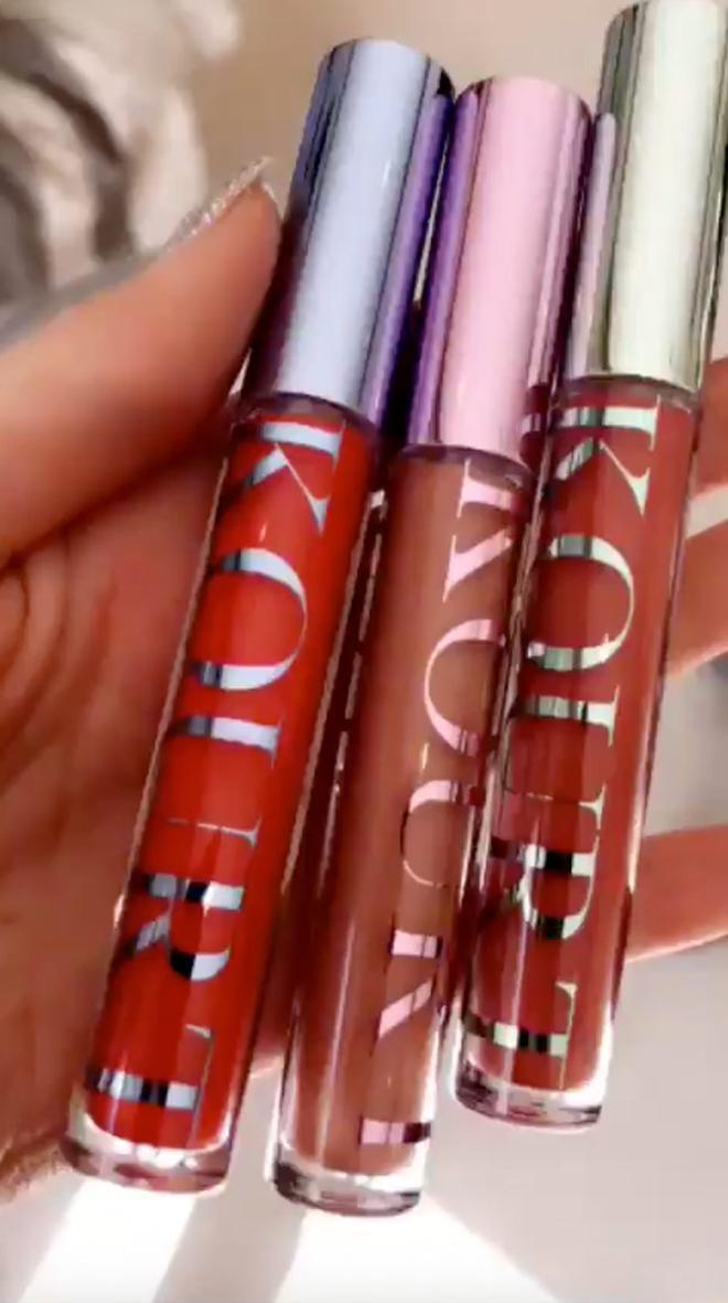 Labiales líquidos de la colección de Kourtney Kardashian y Kylie Jenner