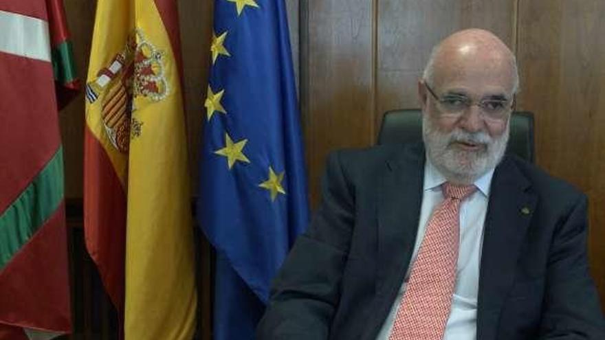 El delegado del Gobierno en el País Vasco, Jesús Loza. // Europa Press