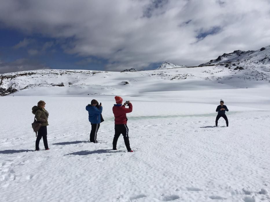 Los Lagos lucen su mejor cara con la nieve