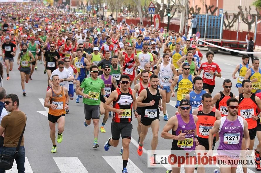 Media Maratón de Murcia: salida