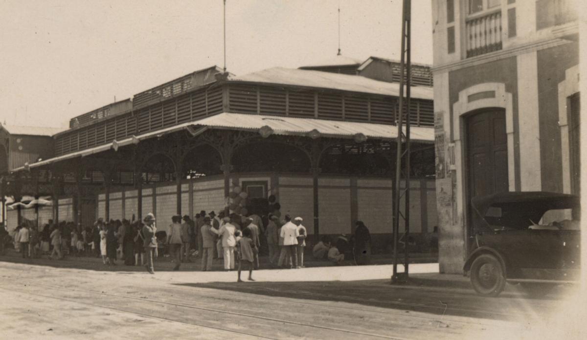 El Mercado del Puerto en 1934.