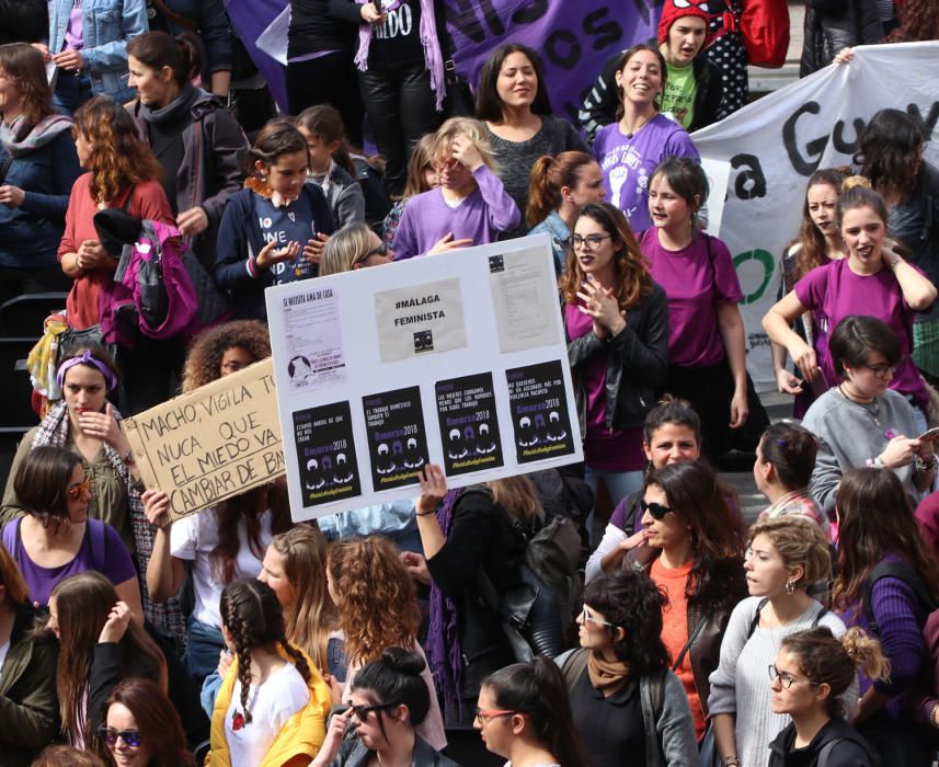 El 8M en la plaza de la Constitución