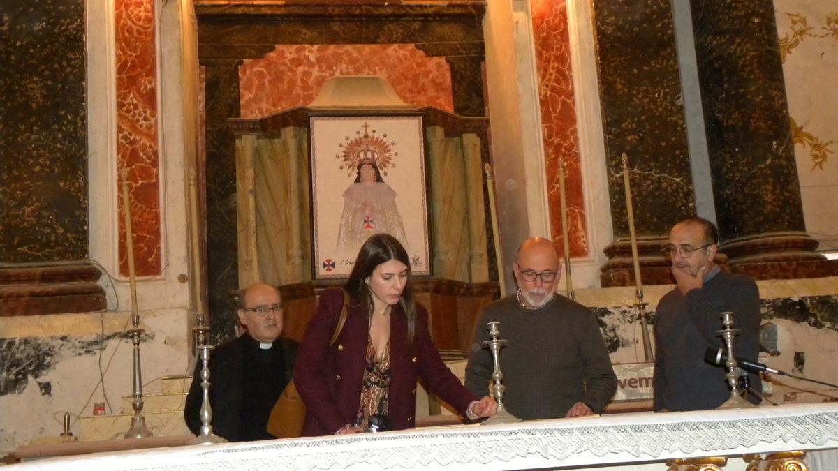 La firma del convenio de cesión del Obispado de Orihuela-Alicante al Ayuntamiento de Monóvar.