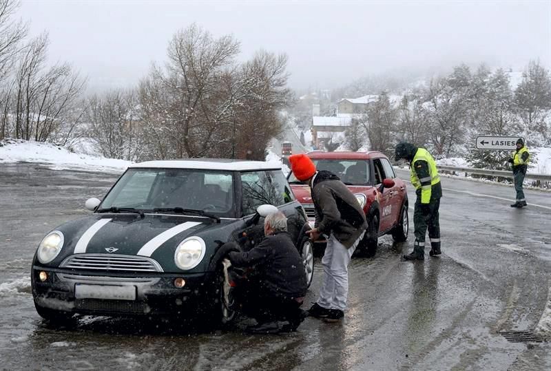 Nevadas en Aragón