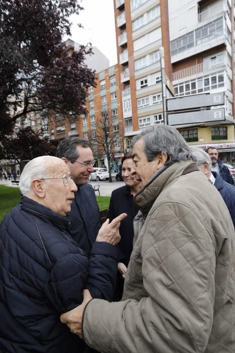 Inauguración del parque José Antonio Roncero en Gijón