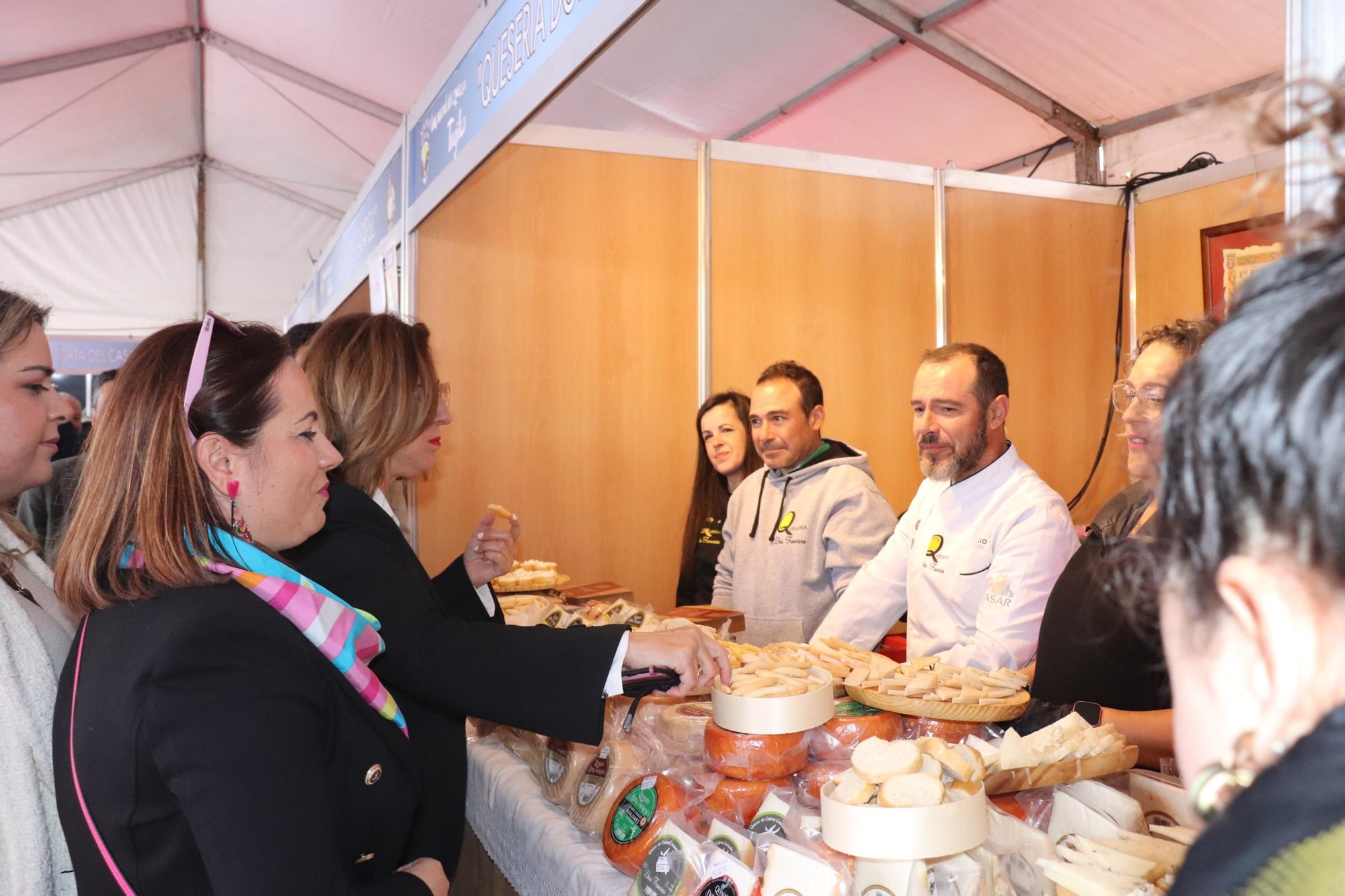 Primera jornada de la Feria Nacional del Queso de Trujillo