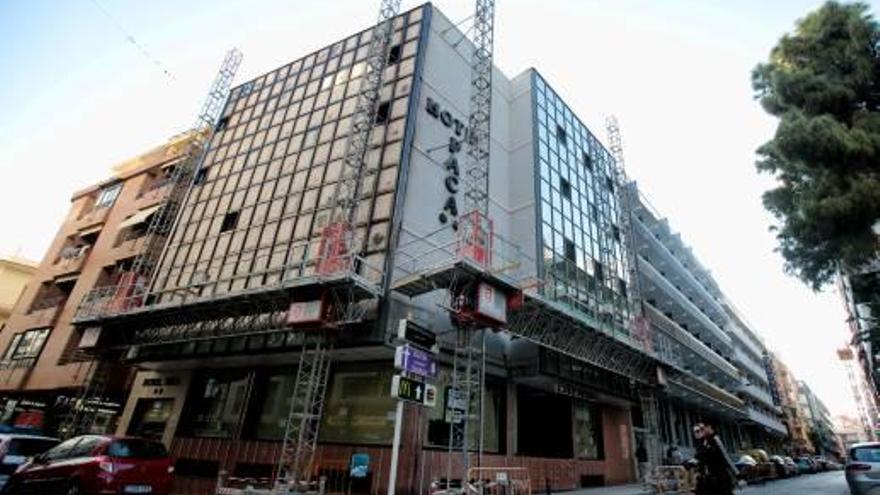 Un hotel de tres estrellas actualmente en obras en el centro y al que ya no afectará la medida.