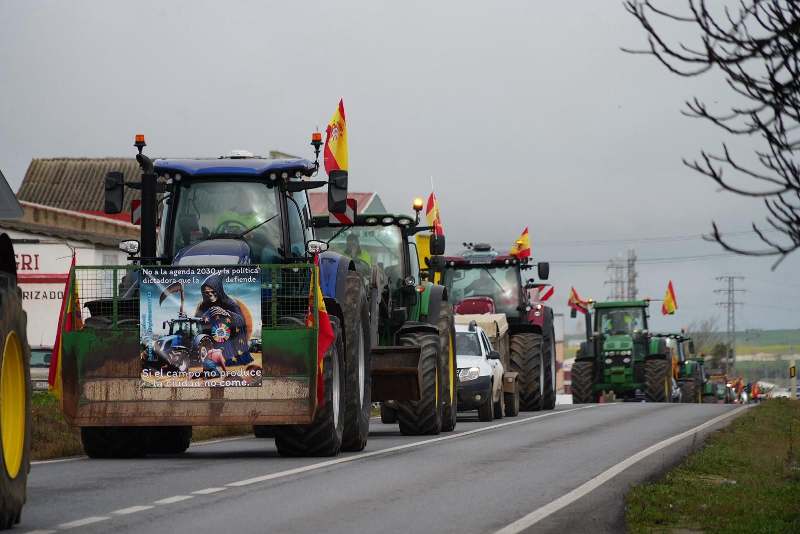 Cinco tractoradas recorren la provincia