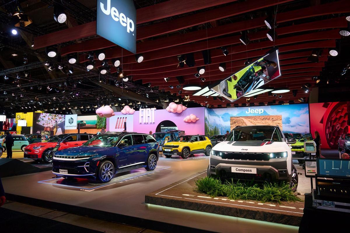 Stand de Jeep en el Salón del Automóvil de Bruselas 2026.