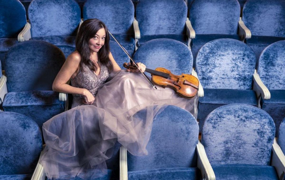 La violinista ibicenca Lina Tur Bonet.