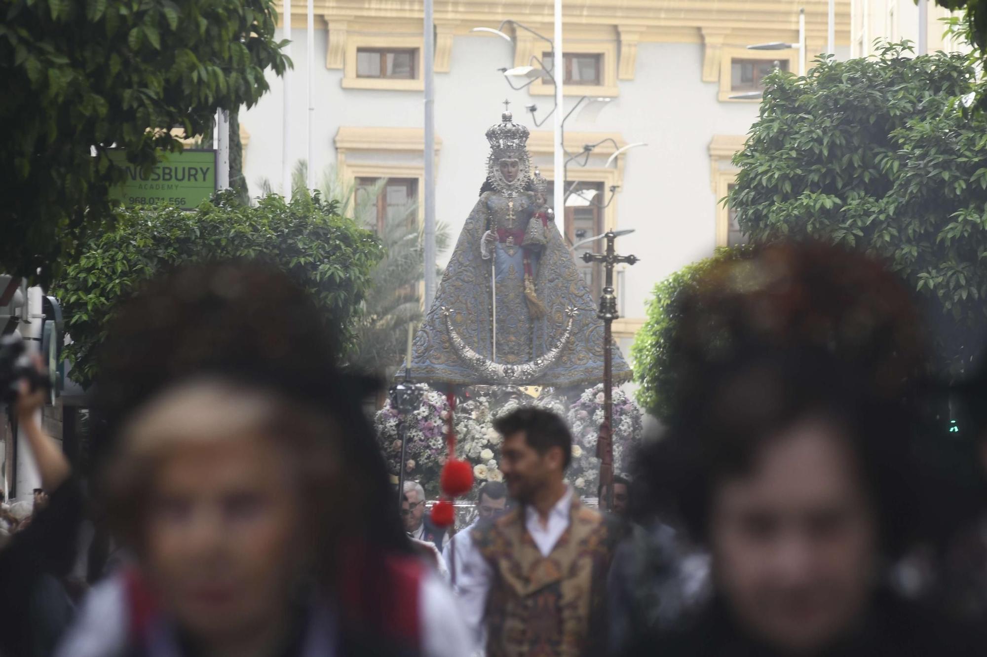 Misa huertana y procesión con la Virgen de la Fuensanta en el Bando de la Huerta