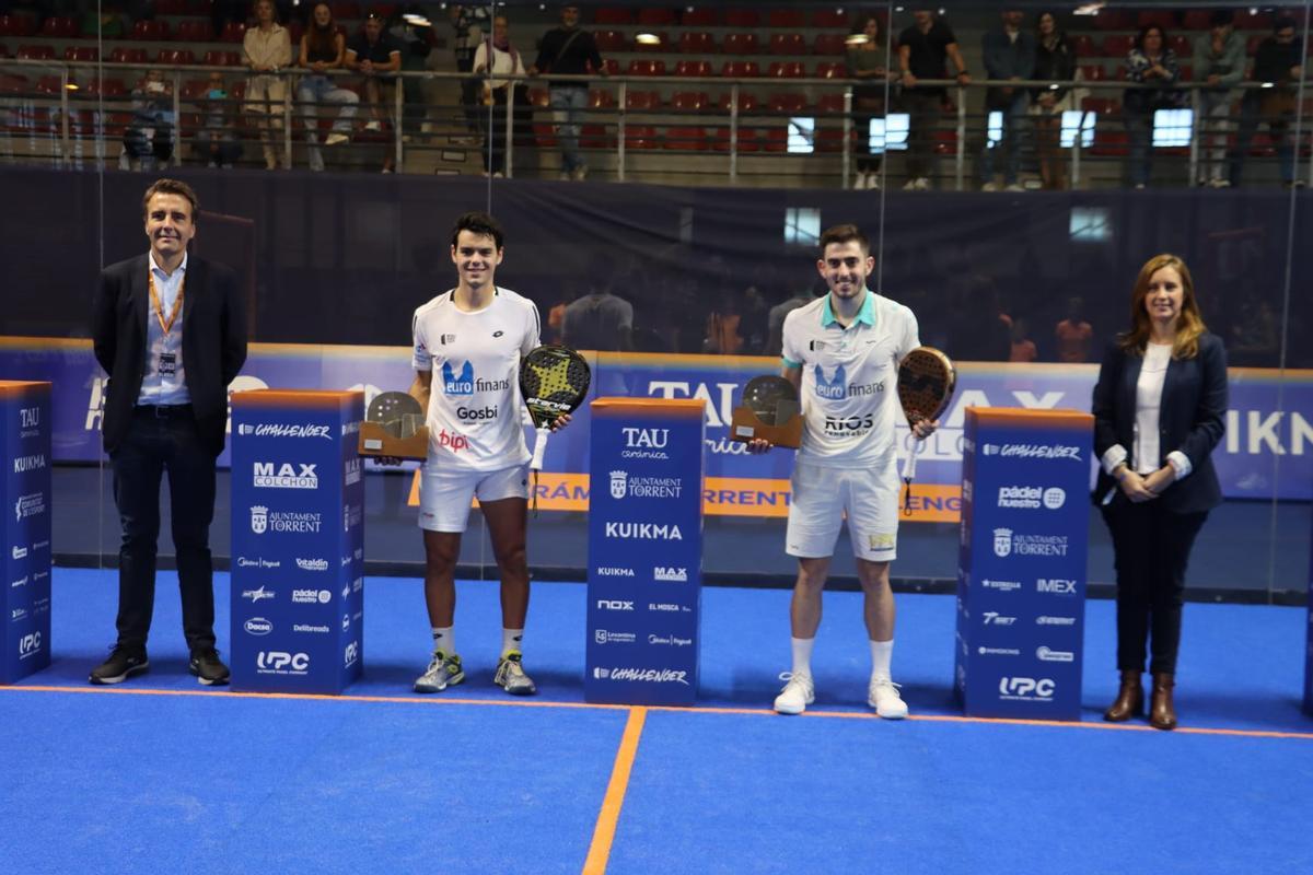 En la final masculina Coki Nieto y Jon Sanz se impusieron a Miguel Lamperti y Lucho Capra por 6-1 y 6-0.