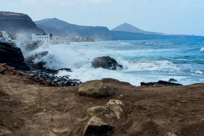 Pleamar en la zona norte de Gran Canaria